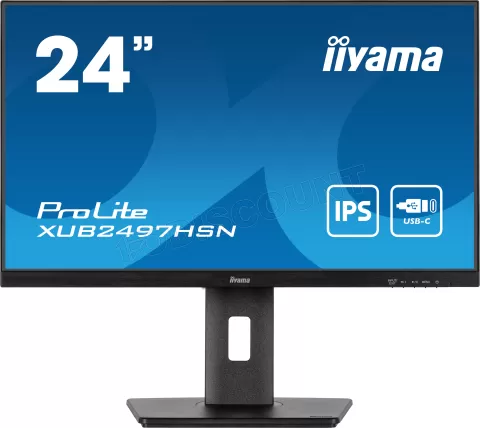 Photo de Ecran 24" Iiyama ProLite XUB2497HSN-B1 Full HD 100Hz (Noir)