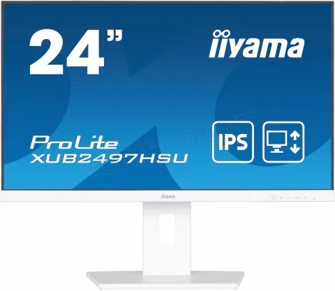 Photo de Ecran 24" Iiyama ProLite XUB2497HSU-W2 Full HD 100Hz (Noir)