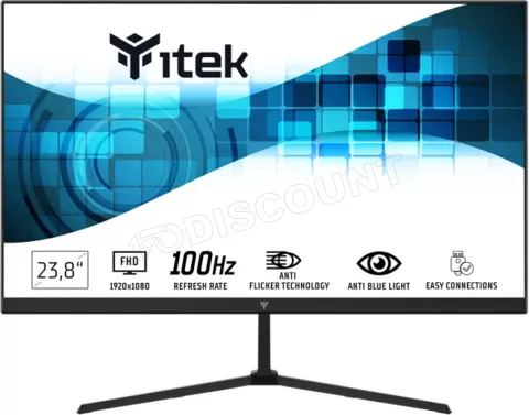 Photo de Ecran 24" ITek GWF Flat Full HD (Noir) 100Hz