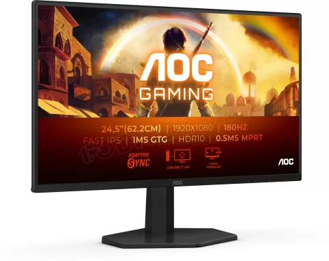 Photo de Ecran 25" AOC Gaming G4 25G42E Full HD 180Hz (Noir)