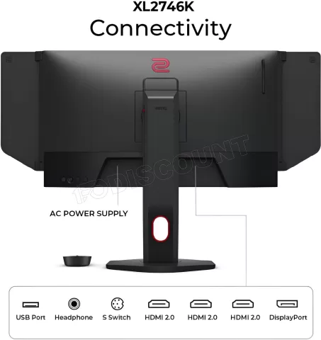 Photo de Ecran 27" BenQ Zowie XL2746K Full HD 240Hz (Noir)