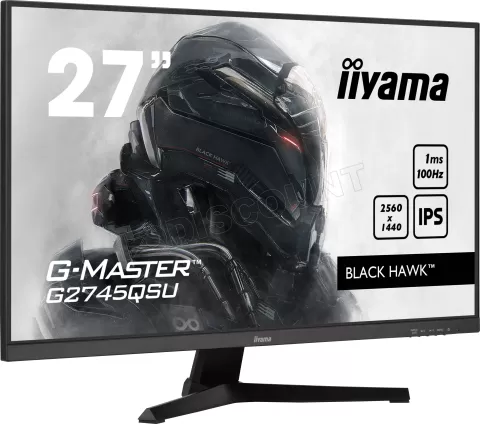 Photo de Ecran 27" Iiyama G-Master Black Hawk G2745QSU-B1 Quad HD (Noir) 100Hz