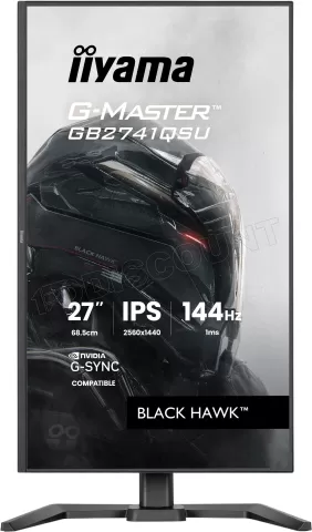 Photo de Ecran 27" Iiyama G-Master Black Hawk GB2741QSU-B1 Quad HD 144Hz (Noir)