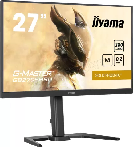 Photo de Ecran 27" Iiyama G-Master Gold Phoenix GB2795HSU-B1 Full HD 280Hz (Noir)