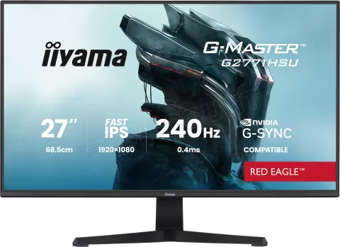 Photo de Ecran 27" Iiyama G-Master Red Eagle G2771HSU-B1 Full HD 240Hz (Noir)