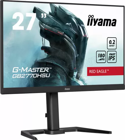 Photo de Ecran 27" Iiyama G-Master Red Eagle GB2770HSU-B6 Full HD 180Hz (Noir)