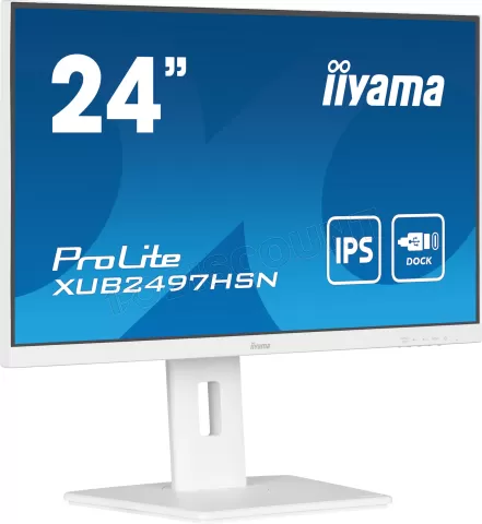 Photo de Ecran 27" Iiyama ProLite XUB2497HSN-W1 Quad HD 100Hz (Blanc)