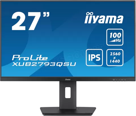 Photo de Ecran 27" Iiyama ProLite XUB2793QSU-B6 Quad HD (Noir) 100Hz