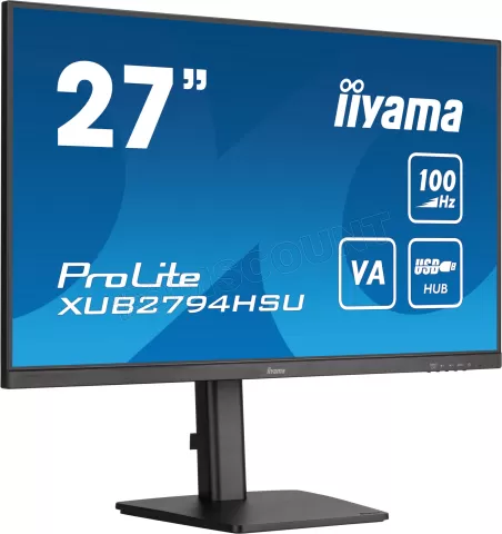 Photo de Ecran 27" Iiyama ProLite XUB2794HSU-B6 Full HD (Noir)