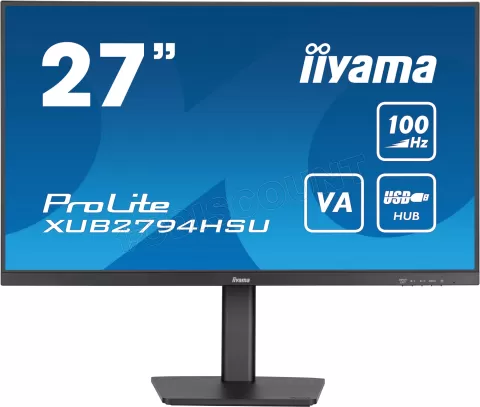 Photo de Ecran 27" Iiyama ProLite XUB2794HSU-B6 Full HD (Noir)