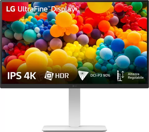 Photo de Ecran 27" LG UltraFine 27US550-W 4K Ultra HD (Noir)