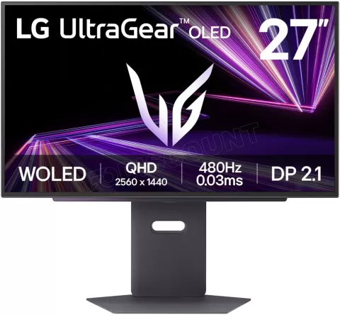 Photo de Ecran 27" LG UltraGear OLED 27GX790A-B 4K Quad HD 480Hz (Noir)