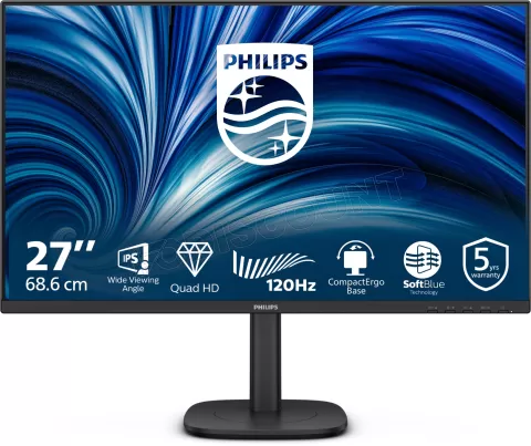 Photo de Ecran 27" Philips Business Monitor 27B2N3500J Quad HD 120Hz (Noir)
