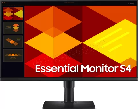 Photo de Ecran 27" Samsung Essential S4 S40GD Full HD 100Hz (Noir)