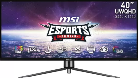 Photo de Ecran 40" MSI Mag 401QR UWQHD 155Hz (Noir)
