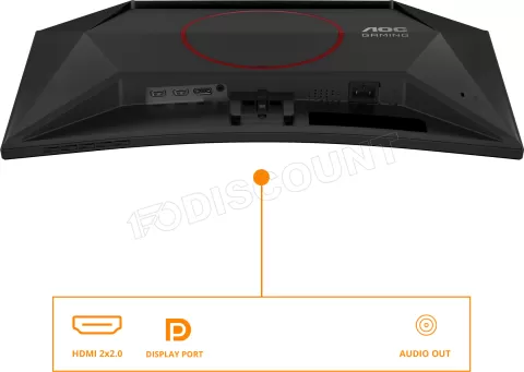 Photo de Ecran incurvé 24" AOC Gaming G4 C24G42E Full HD 180Hz (Noir)