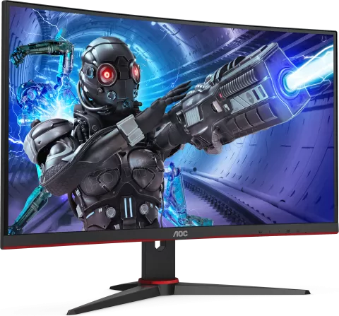 Photo de Ecran incurvé 27" AOC C27G2ZE Full HD (Noir/Rouge) 240Hz