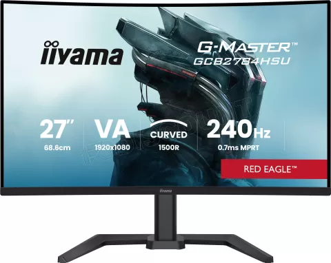 Photo de Ecran incurvé 27" Iiyama G-Master Red Eagle GCB2784HSU-B1 Full HD 240Hz (Noir)
