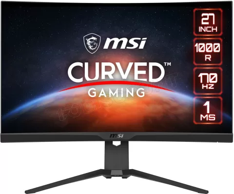 Photo de Ecran incurvé 27" MSI Gaming G272CQP Quad HD 170Hz (Noir)