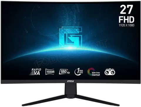 Photo de Ecran incurvé 27" MSI Gaming G27C3F Full HD 180Hz (Noir)