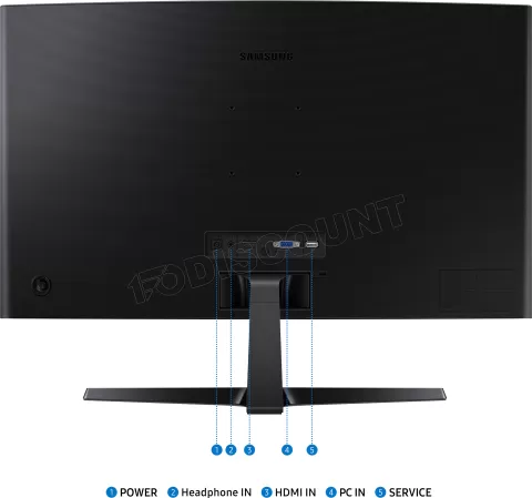 Photo de Ecran incurvé 27" Samsung Essential S36C Full HD 100Hz (Noir)