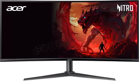 Photo de Ecran incurvé 34" Acer Nitro XZ340CUR UWQHD 200Hz (Noir/Rouge)
