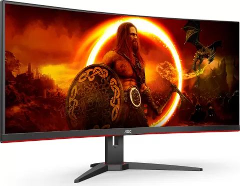 Photo de Ecran incurvé 34" AOC Agon CU34G2XE 4K Ultra HD 144Hz (Noir)