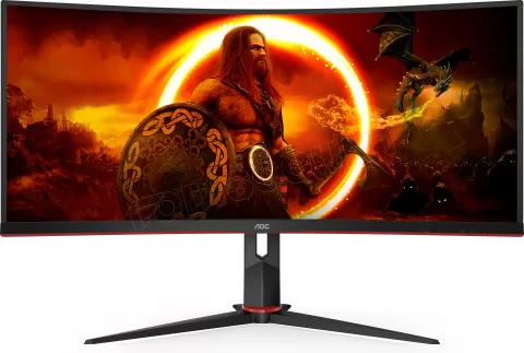 Photo de Ecran incurvé 34" AOC Agon G2 CU34G2XP 180Hz (Noir)