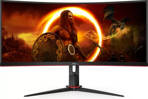 Photo de Ecran incurvé 34" AOC Gaming CU34G2X UWQHD (Noir) 144Hz