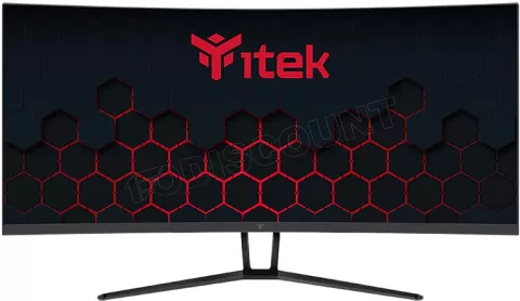 Photo de Ecran incurvé 34" iTek GGC WQHD (Noir) 180Hz