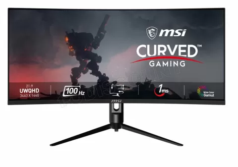 Photo de Ecran incurvé 34" MSI MAG342CQPV UWQHD 100Hz (Noir)