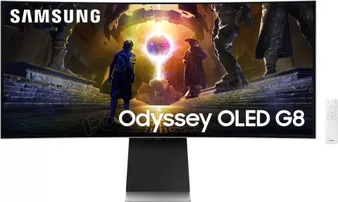 Photo de Ecran incurvé 34" Samsung Odyssey Oled G8 G85SD WQHD 240Hz (Noir)