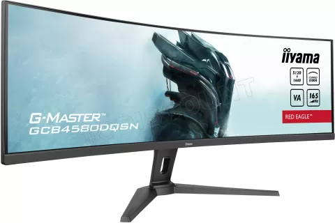 Photo de Ecran incurvé 45" Iiyama G-Master Red Eagle GCB4580DQSN-B1 Dual Quad HD (Noir) 165Hz