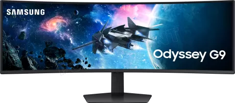 Photo de Ecran incurvé 49" Samsung Odyssey G9 G95C Dual Quad HD 240Hz (Noir)