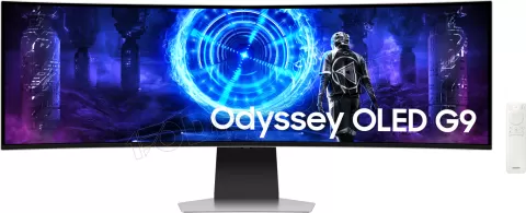 Photo de Ecran incurvé 49" Samsung Odyssey Oled G9 G95SC Dual Quad HD 240Hz (Noir)