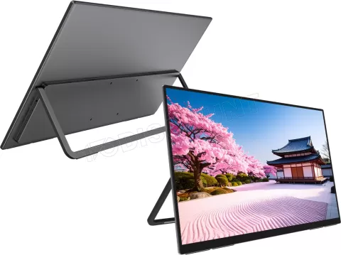 Photo de Ecran portable 24" JapanNext JN-MD-IPS238F-C6 Full HD (Noir)
