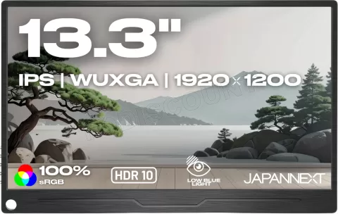 Photo de Ecran portable tactile 13,3" JapanNext WUXGA JNMDIPS133WUXGAR (Noir)