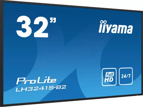 Photo de Ecran/TV Professionnel 32" Iiyama Prolite LH3241S-B2 Full HD (Noir)
