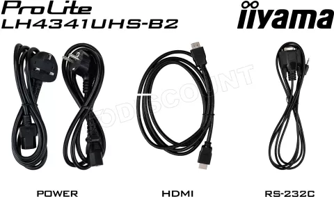 Photo de Ecran/TV Professionnel 43" Iiyama ProLite LH4341UHS-B2 4K Ultra HD (Noir)