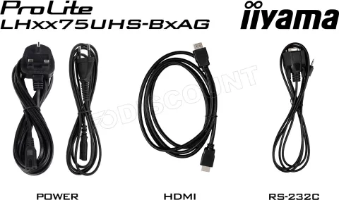 Photo de Ecran/TV Professionnel 55" Iiyama Prolite LH5575UHS-B2AG 4K Ultra HD (Noir)