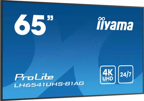 Photo de Ecran/TV Professionnel 65" Iiyama Prolite LH6541UHS-B1AG 4K Ultra HD (Noir)