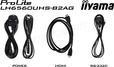 Photo de Ecran/TV Professionnel 65" Iiyama Prolite LH6560UHS-B2AG 4K Ultra HD (Noir)