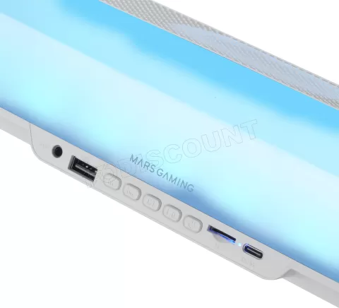 Photo de Enceinte barre de son Mars Gaming MSB-Orb RGB (Blanc)