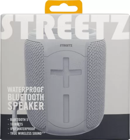 Photo de Enceinte nomade Bluetooth Streetz CM766 (Gris)