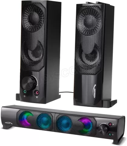 Photo de Enceintes 2-en-1 Audiocore AC955 RGB (Noir)