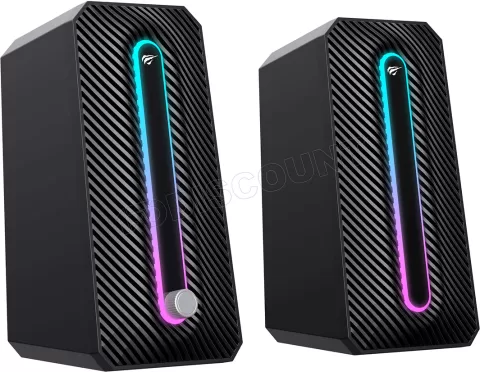 Photo de Enceintes Havit SK216 RGB Illuminated (Noir)