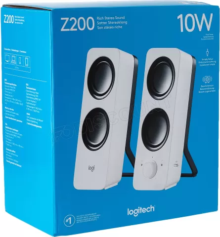 Photo de Enceintes Logitech Z200 (Blanc)