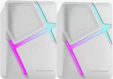 Photo de Enceintes Mars Gaming MS-H RGB (Blanc)