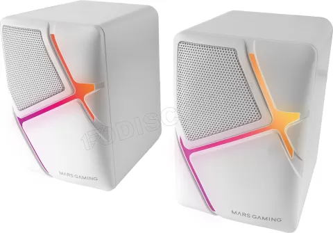 Photo de Enceintes Mars Gaming MS-H RGB (Blanc)
