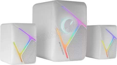 Photo de Enceintes Mars Gaming MS-H21 RGB (Blanc)